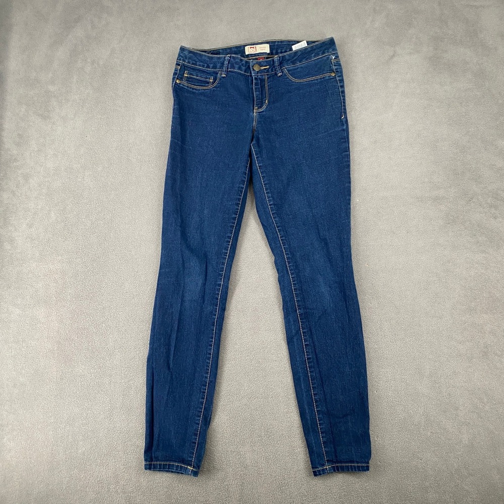 LEI Emma Jegging Dark Wash Blue Skinny Jeans Juniors Size 9 Regular Stretch